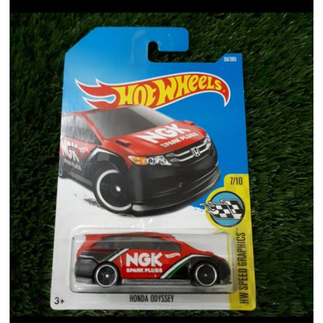Hot Wheels Honda Odyssey NGK 2017 merah hotwheels