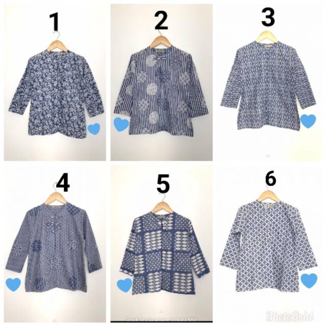 BOLERO OUTER BATIK WANITA LAWASAN MONOCROME BIRU BOLERO OUTER BATIK WANITA LAWASAN MONOCROME BIRU