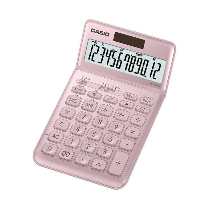 CASIO Colorful Calculator JW-200SC- Pink