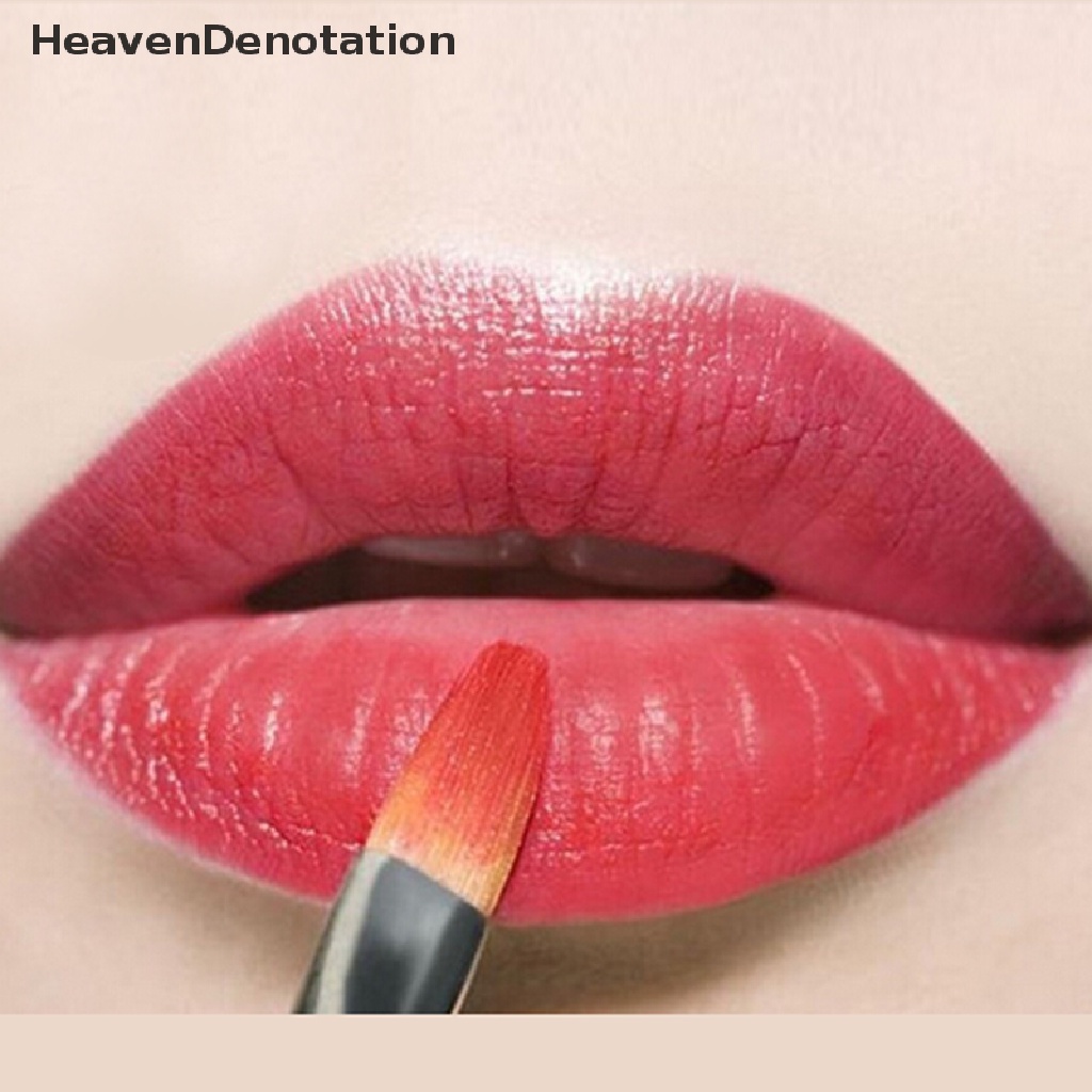 (Heavendenotation) Kuas Lipstik Portable Untuk Profesional / Salon