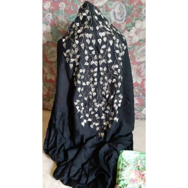 Mukena Bordir Komputer Benang Kodok