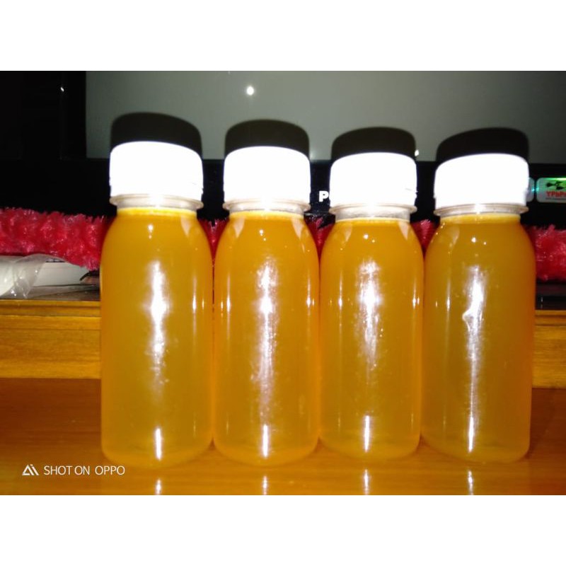 

madu lebah liar asli tanpa campuran lain.100 ml atau 150 gr