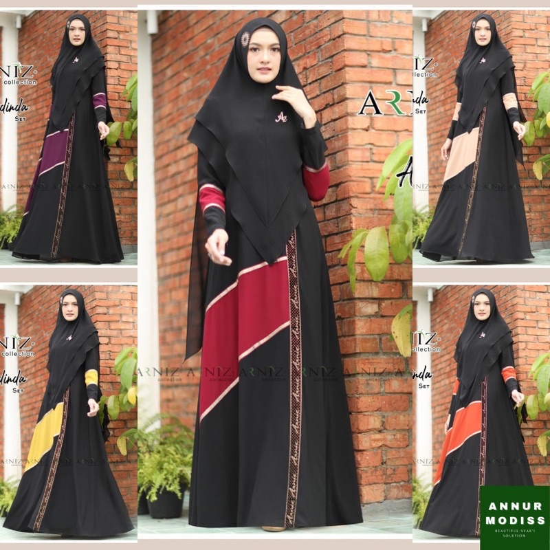 Gamis Adinda Set Syari By Arniz Collection