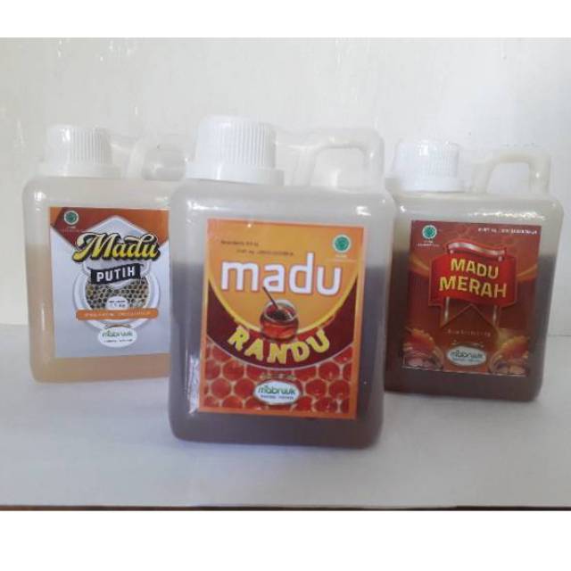 Madu murni Randu/ Putih/ Merah Mabruuk 500Gr murah berkualitas.