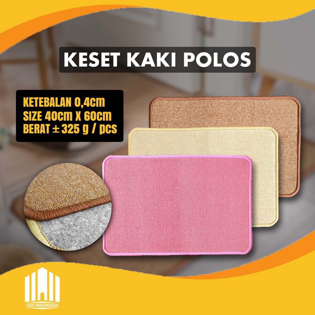 Keset Kamar Mandi Anti Slip Ukuran 40x60cm - Keset Karakter Keset Kaki