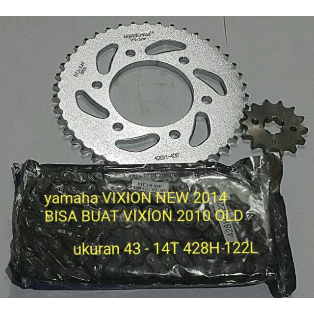 gear set vixion  gear paket vixion new