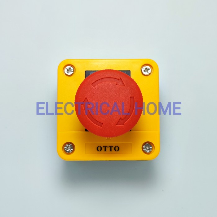 Push Button Emergency + Box 1 Set XAL-J174H29 1NC OTTO