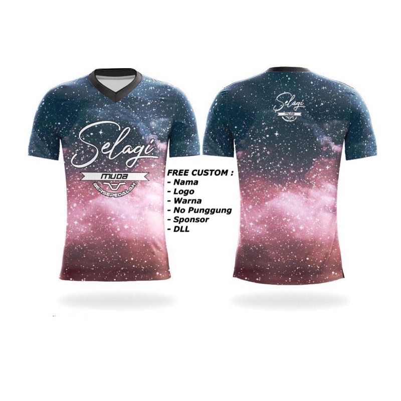 kaos sepeda - jersey sepeda - jersey merah putih - jersey indonesia - full printing - jersey custom