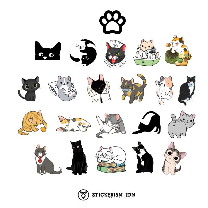 

STICKER / STIKER CAT TAHAN AIR TEMPELAN LAPTOP DAN CASING HP [ISI 22 pcs]