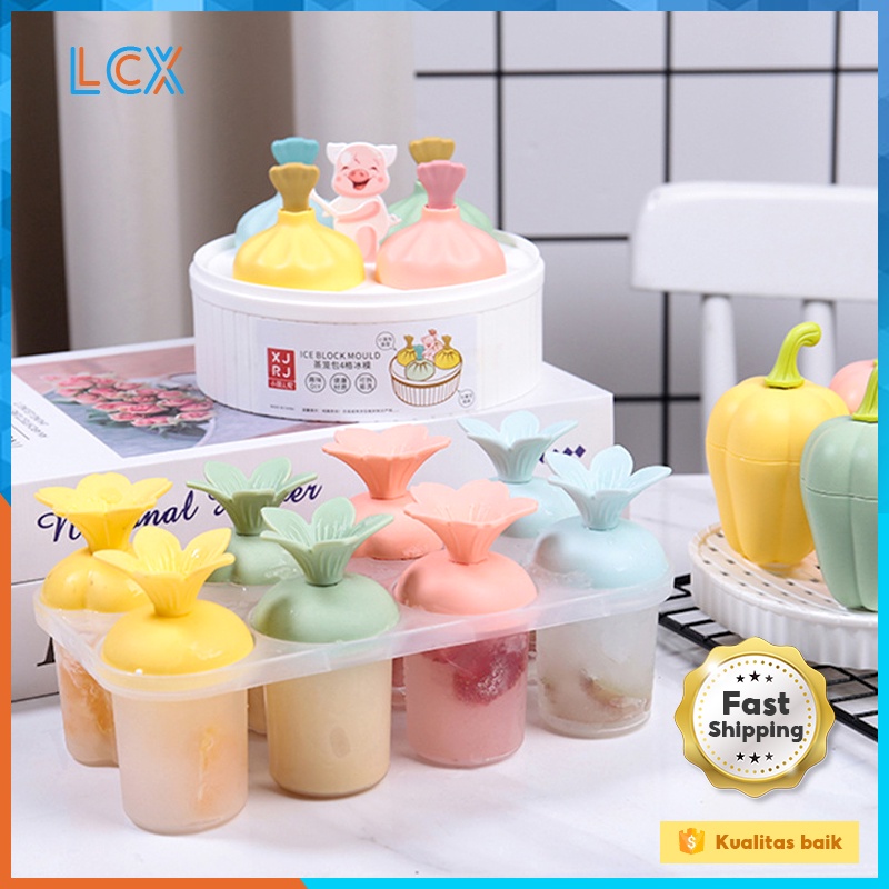 LCX CETAKAN ICE CREAM SILICONE PUDDING JELLY / CETAKAN ES KRIM SILIKON DIY