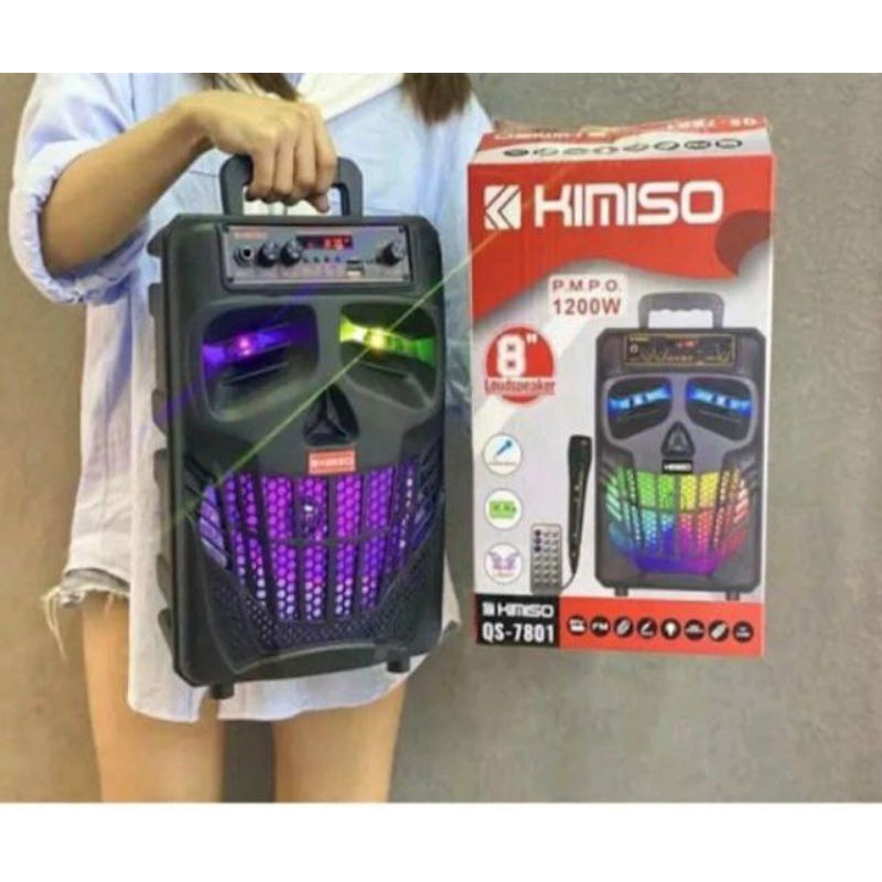Speaker Bluetooth Kimiso QS-7801 8 inch