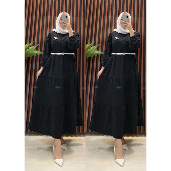 Midi dress zulfa by vpm - gamis termurah