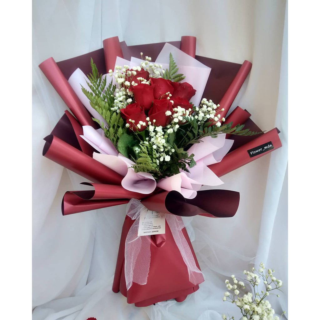 flower medan buket bunga asli wisuda anniversary pernikahan ulang tahun medan