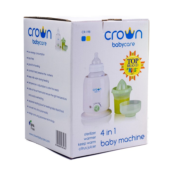 Crown Sterilizer + Warmer Baby Machine / Penghangat Susu