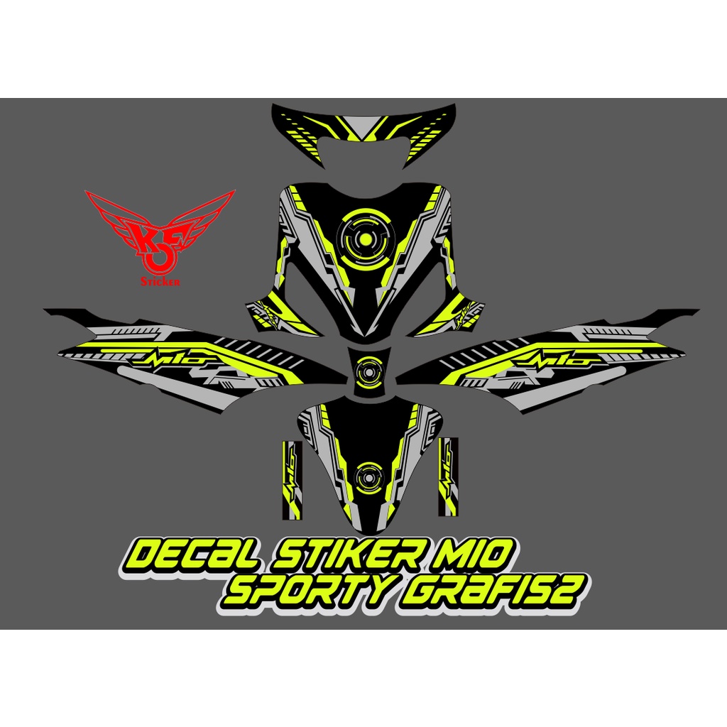 DECAL STIKER FULL BODY YAMAHA MIO SPORTY GRAFIS2