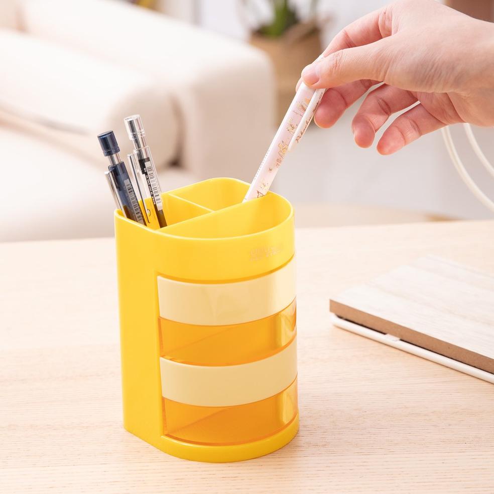 

qg✥Terupdate❆ Deli Tempat Ballpen Desk Organizer 4 laci yang dapat di putar Bahan berkualitas tahan lama E904 61 ➾