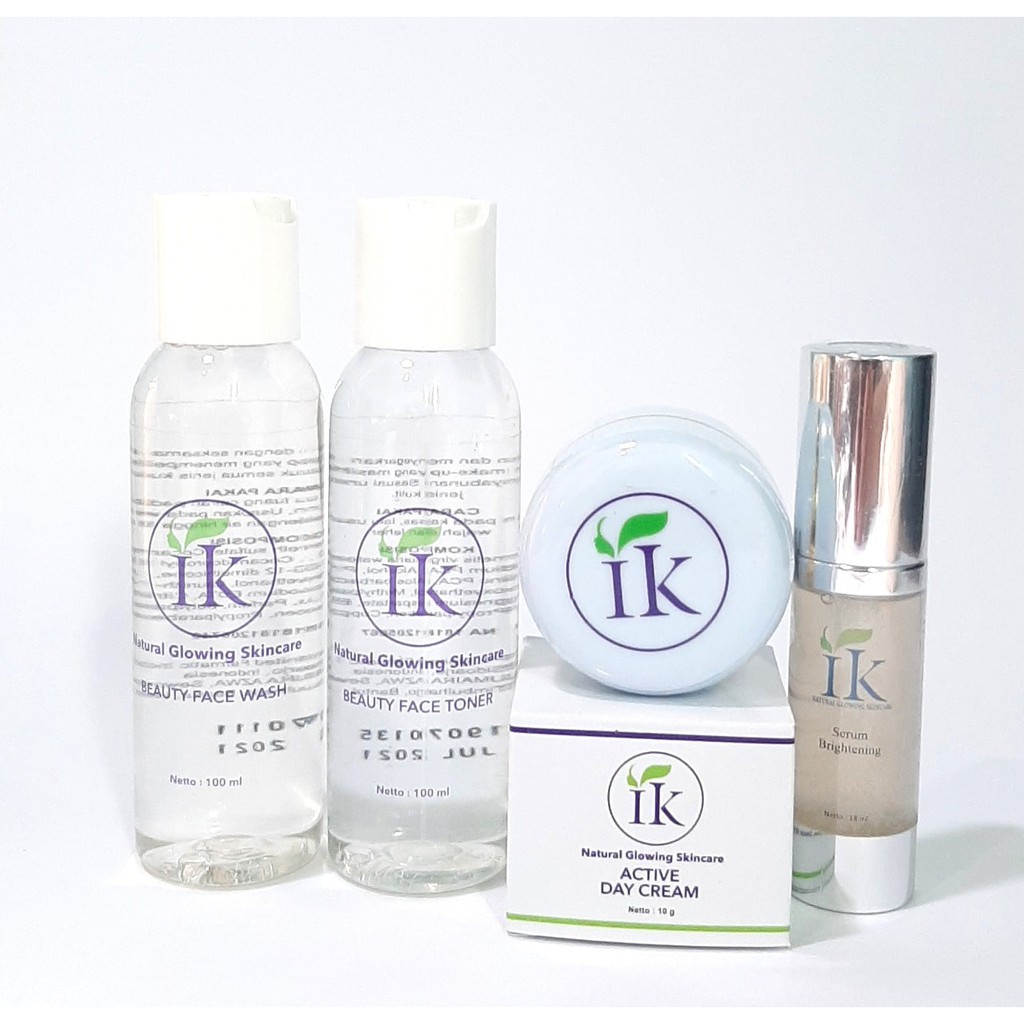 [ PAKET KULIT NORMAL + SERUM ] IK NATURAN GLOWING SKINCARE PERAWATAN WAJAH GLOWING