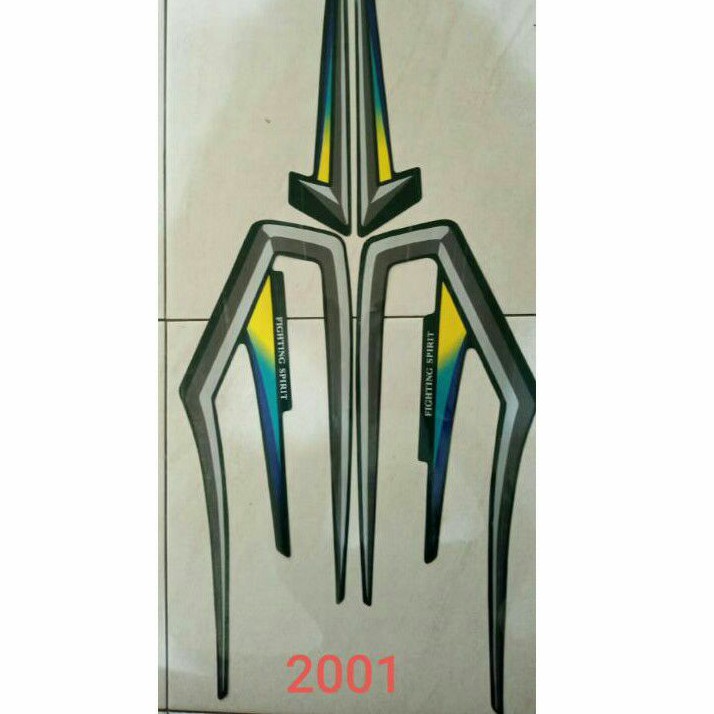 striping rx king 2001 hijau