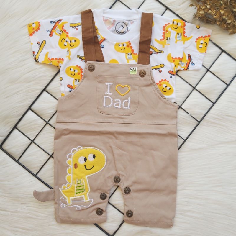 Baju setelan Kaos baju baby kodok Gambar beruang kacamata lucu fashion bayi