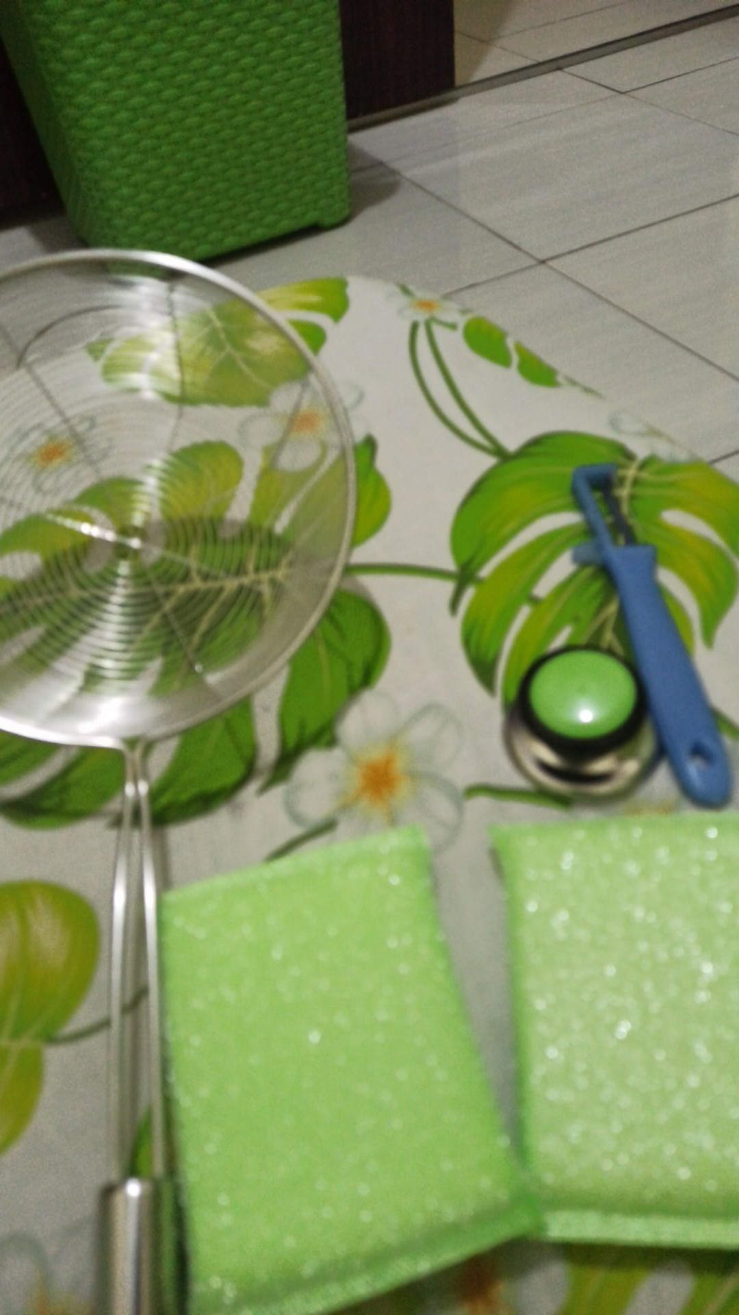 Spons Cuci Piring Super Magic Sponge Busa Warna Tapas Rainbow Pastel