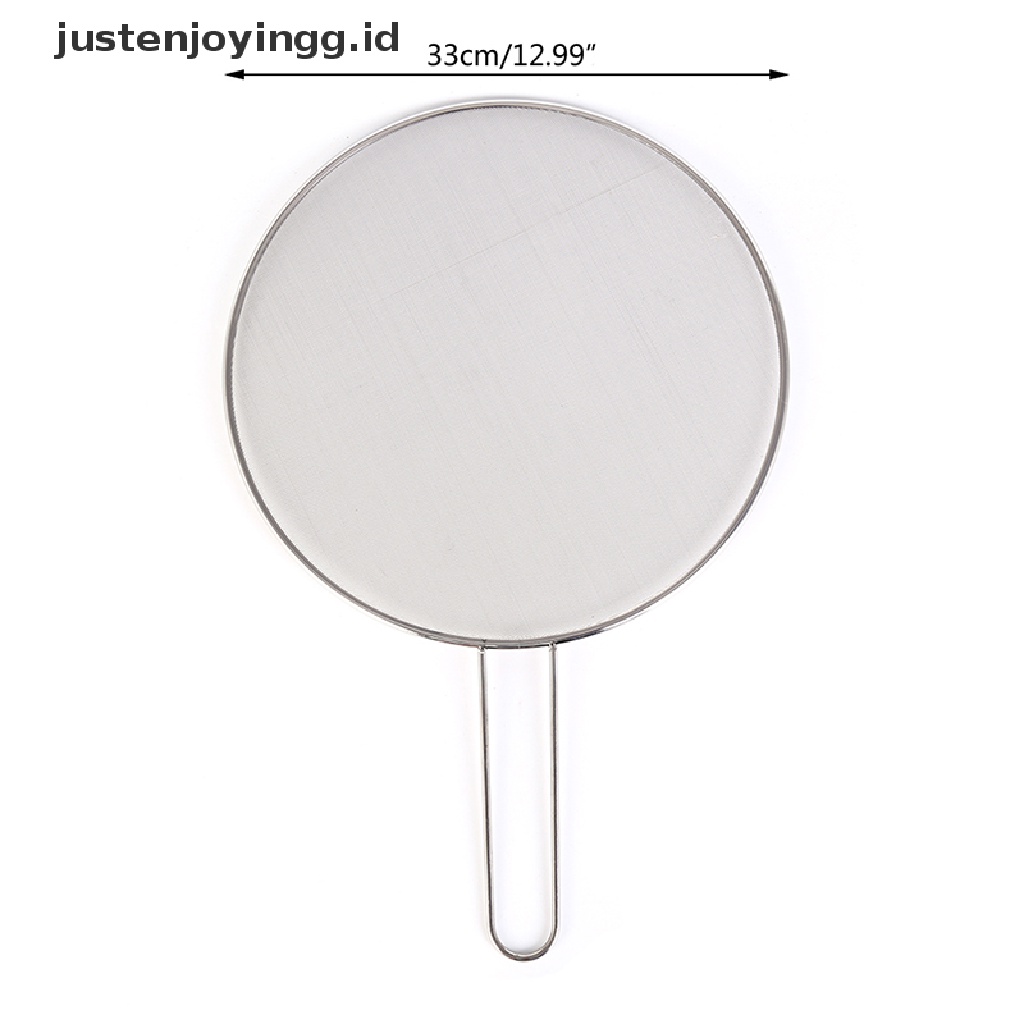 1pc Tutup Panci Penggorengan Bahan stainless steel Anti Tumpah Dan Minyak