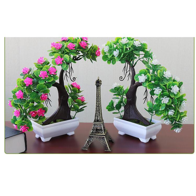 INDOMINI Ornamen Tanaman Pohon Bonsai Artificial Flower Decoration Pot Bunga Hias Dekorasi Meja TANAMAN HIAS RUMAH/KANTOR ARTIFISIAL R194