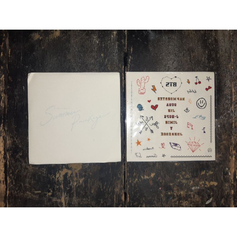 DVD & STICKER TATOO SUMPACK 2016 BTS