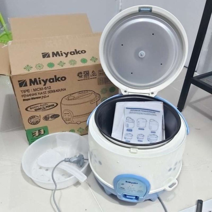 Miyako MCM612 – Magic Com 1.2 Liter 3in1 Minimalis Rice Cooker