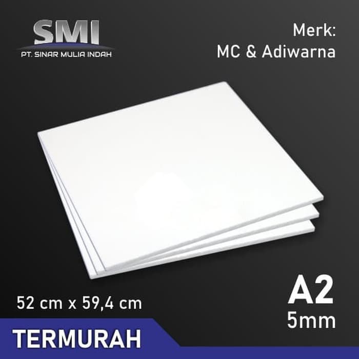 

Akrilik Lembaran Potongan A2 5 MM Putih Susu Tembus - SMI Store