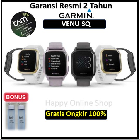 Gratis Ongkir - Garmin Venu SQ (Non Music) - Garansi Resmi