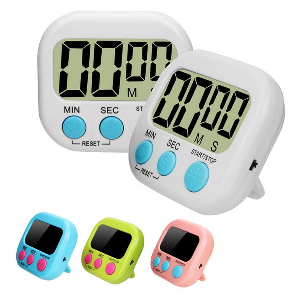 TOP 1pc Timer Dapur Mode Besar Alarm Up Alat Masak Rumah Stopwatch Multifungsi Count-Down Up