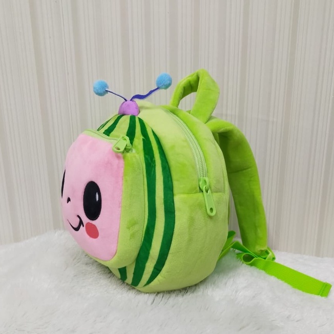 Tas Ransel Anak Coco Baby Shark Jeje 2Resleting/Tas Sekolah Anak Paud TK/Backpack