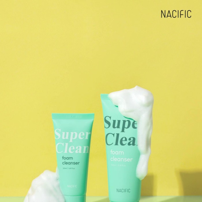 NACIFIC Super Clean Foam Cleanser 100gr/50gr -BPOM