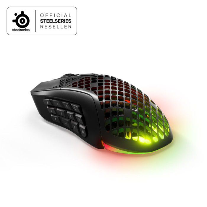 Steelseries Aerox 9 Wireless - Gaming Mouse Ultra Ultra Lightweight MMO/MOBA - Original - Garansi Resmi 1 Tahun