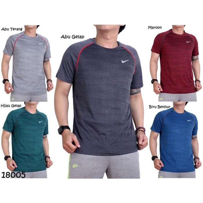Best Seller Dry Fit | Kaos Olahraga Dri Fit Running Pria Grade Ori