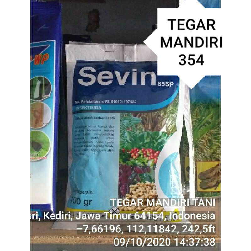 sevin 100gram racun pembasmi semut dan serangga,ulat dan kutukutuan / INSEKTISIDA SEVIN 85SP / obat 