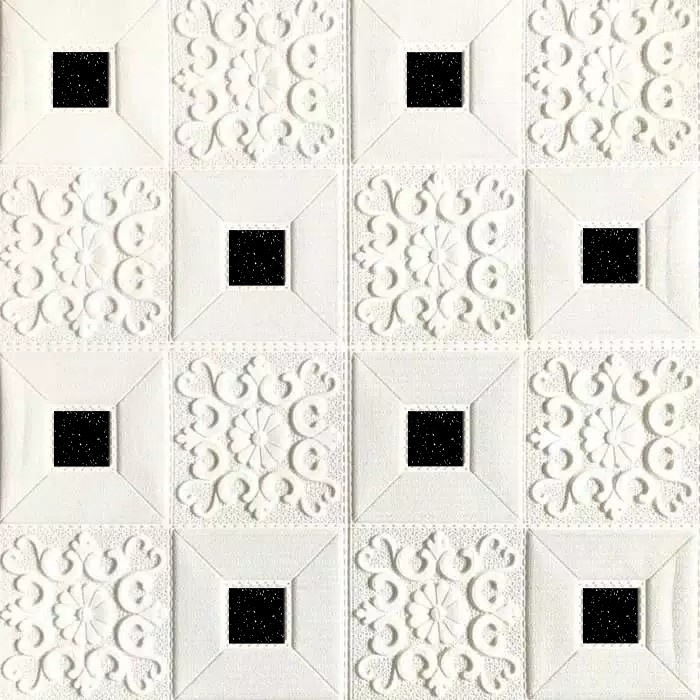 Wallpaper Foam 3D BTKF-003-HITAM