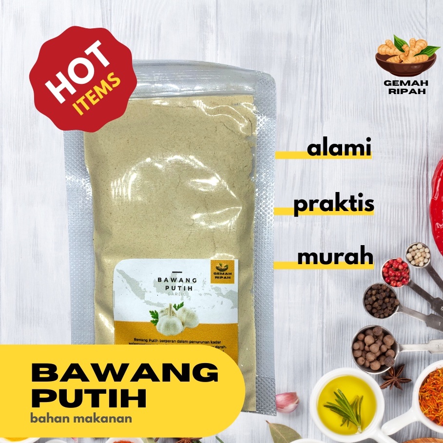 

Bawang Putih Bubuk / Garlic Powder / Bubuk Bawang Putih Premium Quality by Garlickys Onion Powder Bawang Bombay Bubuk Shallot