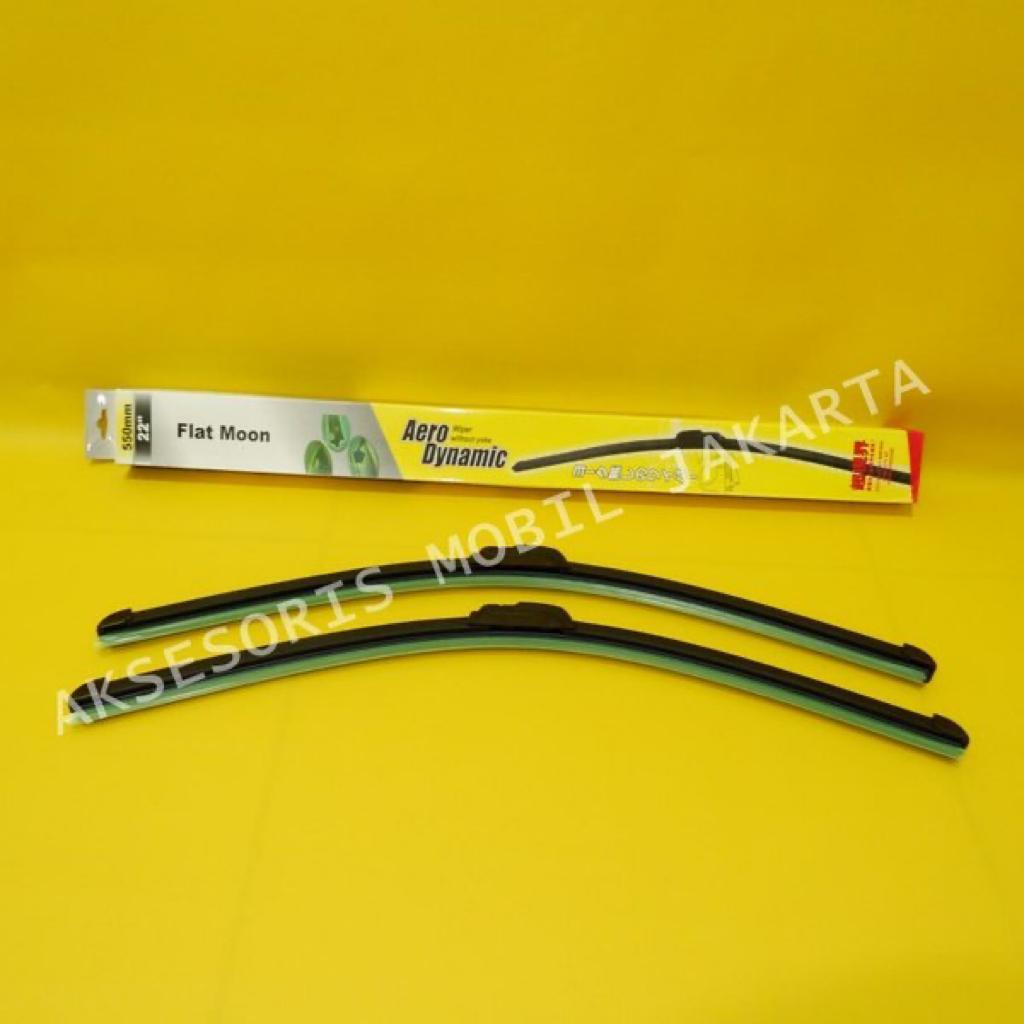 WIPER MOBIL KARET - WIPER FRAMELESS - WIPER DEPAN MOBIL SIENTA SEPASANG 2PCS ACC_JKT