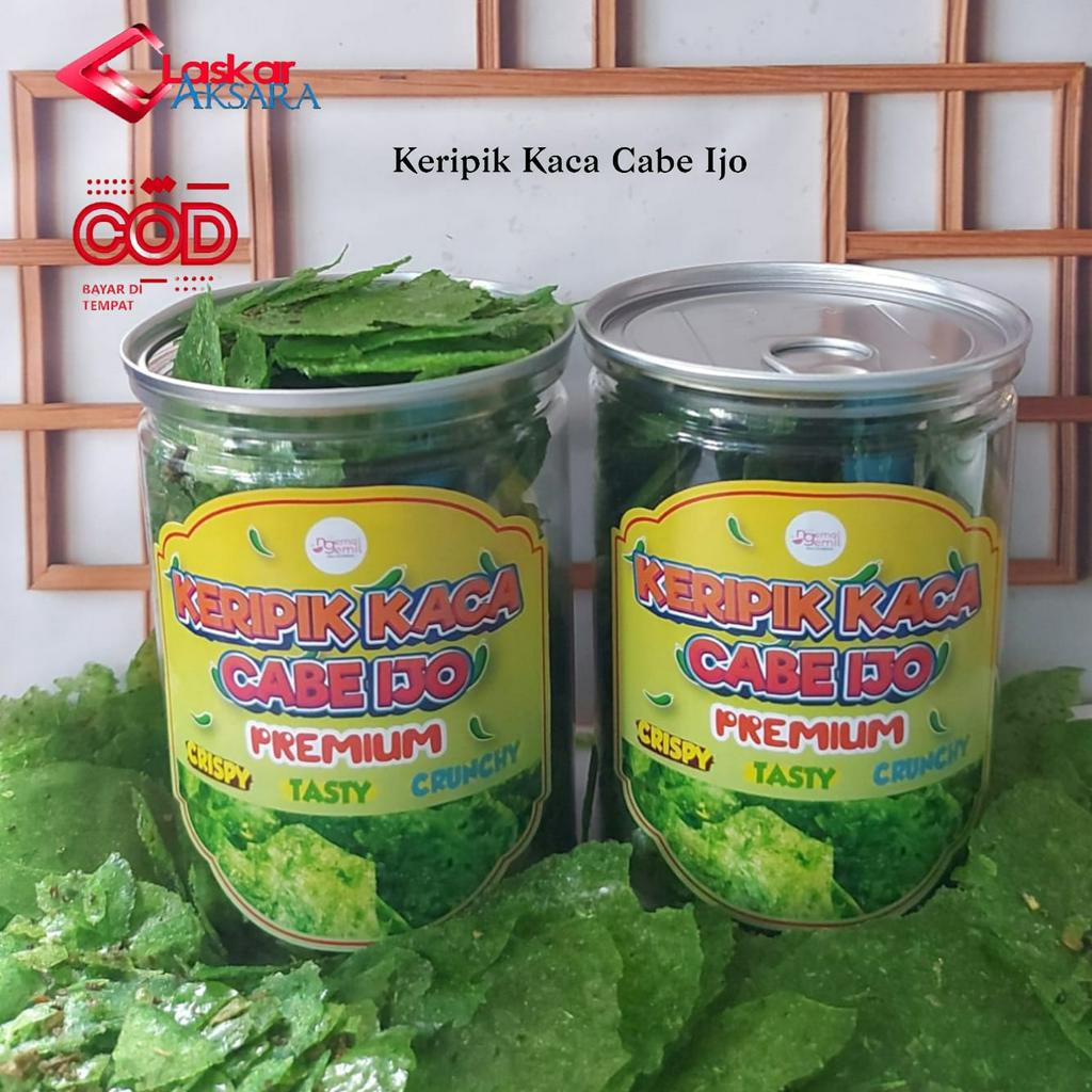 

Can - Keripik Kaca Cabe Ijo Pedas Kripik Kaca Cabe Hijau / Premium