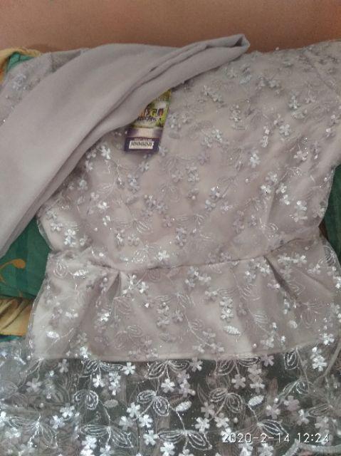 (termurah - Ori _6 Warna) Batik Couple Andhini Kebaya Couple Brukat Anabel - Bs073 Kebaya Modern