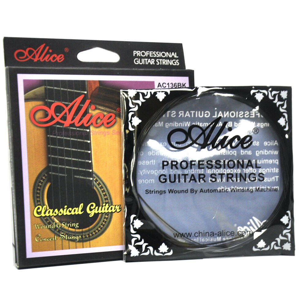 Alice AC136BK Senar Gitar Klasik Black Nylon Anti Karat