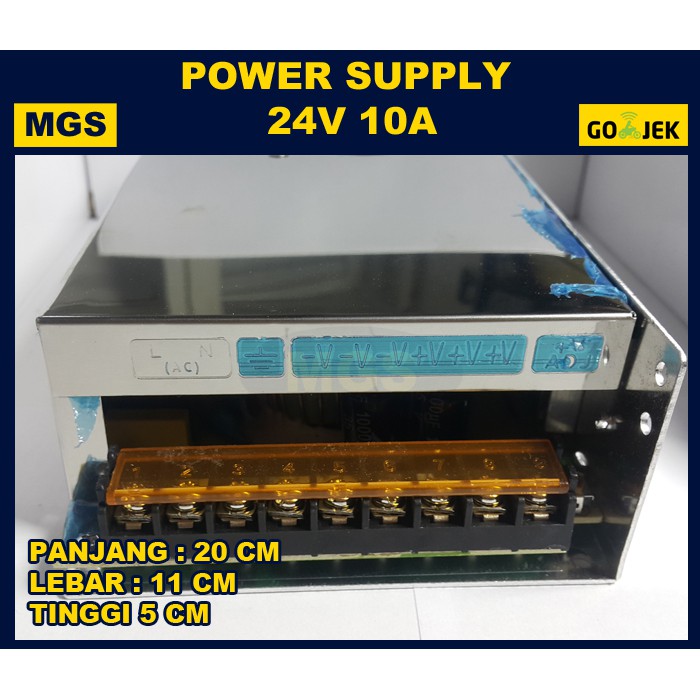 Power Supply Switching 24V 10A