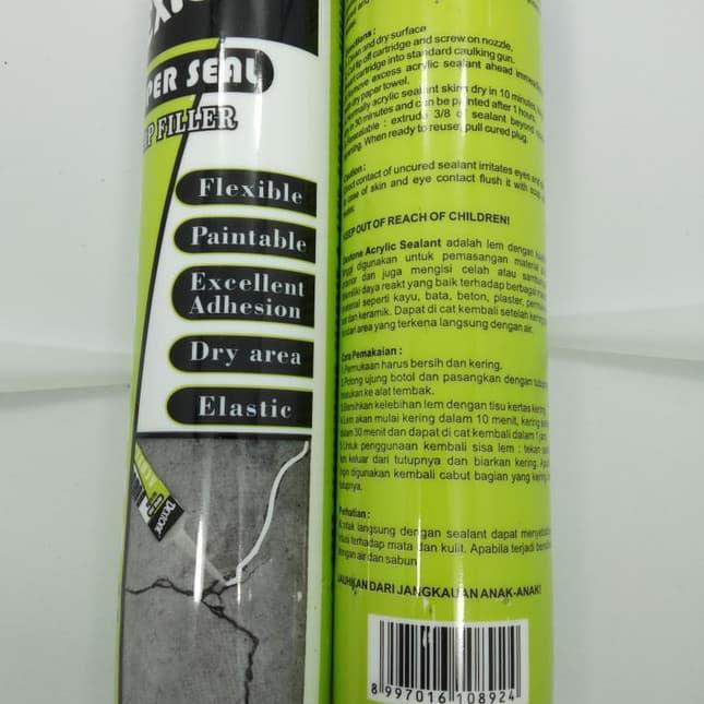 

Super promo ✧➹ DEXTONE LEM ACRYLIC SEALANT - PAINTABLE SILICONE SEALANT 500GR - WHITE newarrival