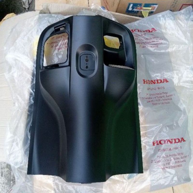 Cover iner lower dasbor DEK KUNCI leghsield leksil kontak scoopy new esp prestige k2f 2021 hitam DOF