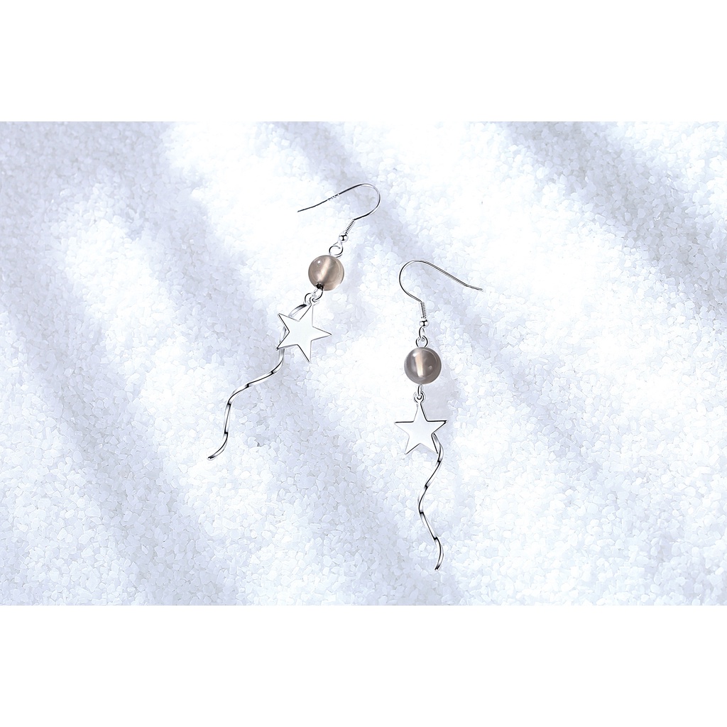 Anting Perak 925 Wanita Riak Perhiasan Fashion