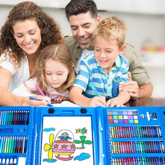 

Grand Seller|SQ26|ART Set Crayon 280pcs Warna Alat Menggambar dan Mewarnai Hadiah Anak Anak Crayon Set