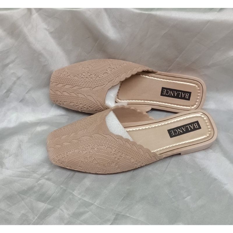 Sandal wanita selop Bakpau import terbaru Balance cantik sandal karet balance perwmpuan empuk