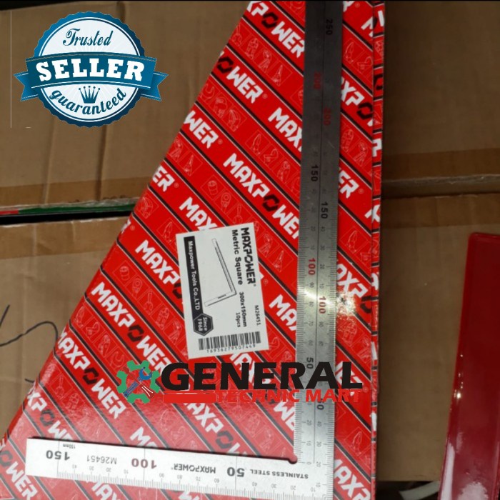 

Spesial Penggaris Siku Stainless Steel Besi Maxpower L Garisan Pengukur 15X30 Hot Sale