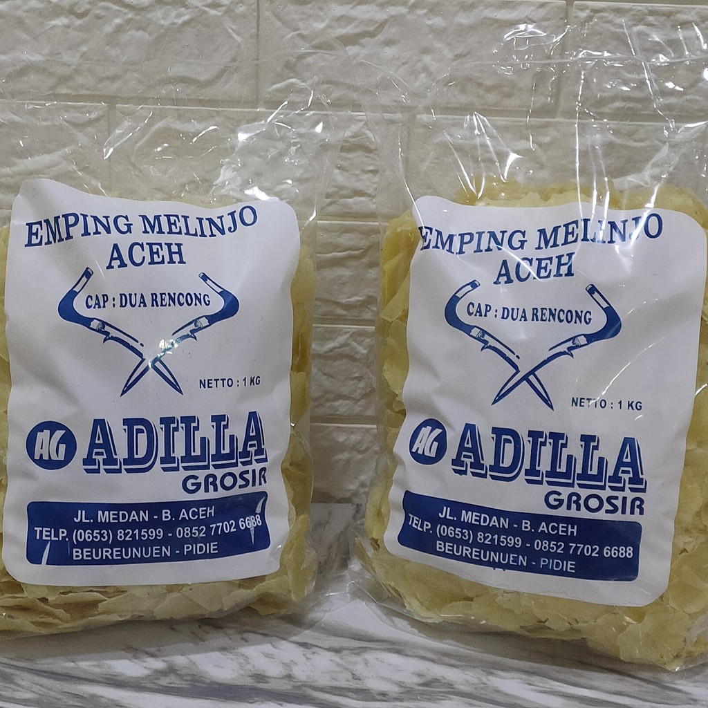 

Emping Melinjo Aceh Super Grade A Kemasan 1 Kg (Adilla)